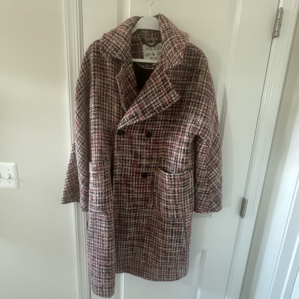 Multicolored Trench coat, size is medium - Picture 2 of 3